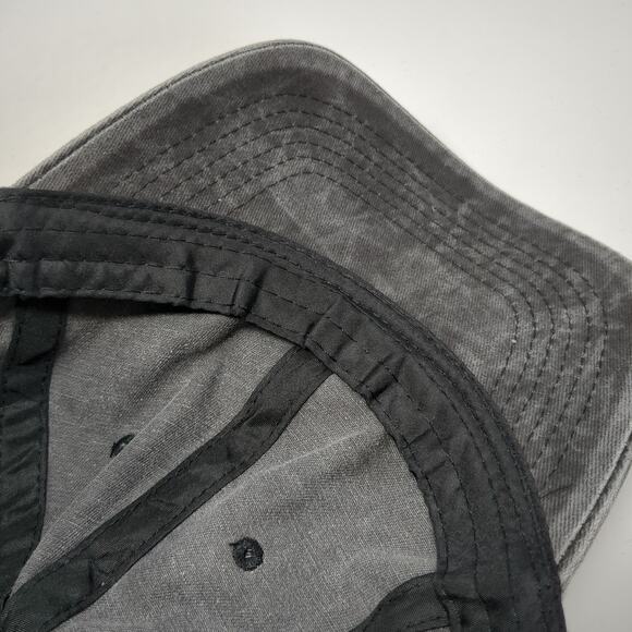 Just Dink It Slideback Baseball Cap Gray One Size Adjustable Vented Holes - Picture 8 of 8